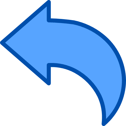 Undo curve arrows turn icon