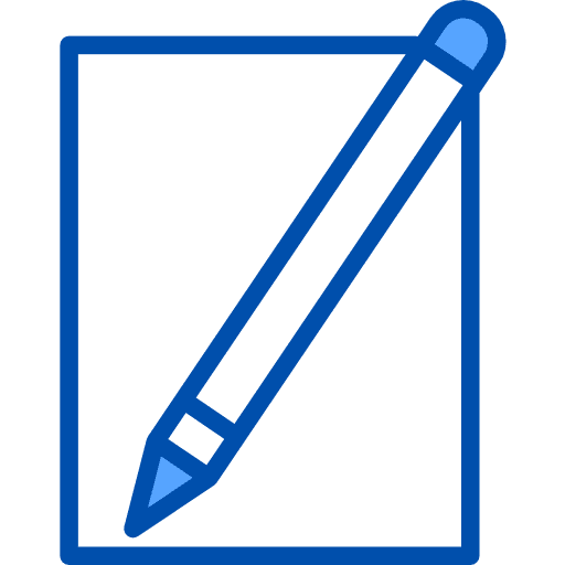 Writing business and finance pencil proposal icon