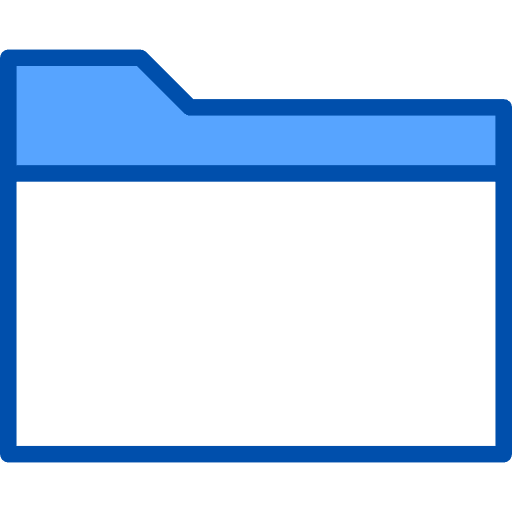 Folder file storage files and folders office material icon