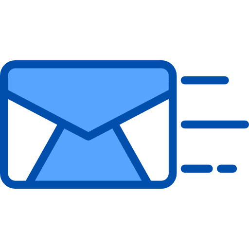Sent message interface envelope icon