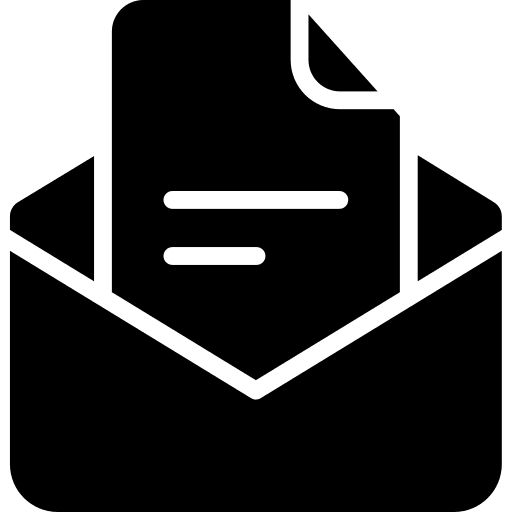 Letter communications email letter icon