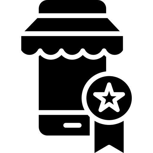 Mobile shopping ui cellphone commerce and shopping icon