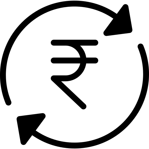 Rupee india currency currencies icon