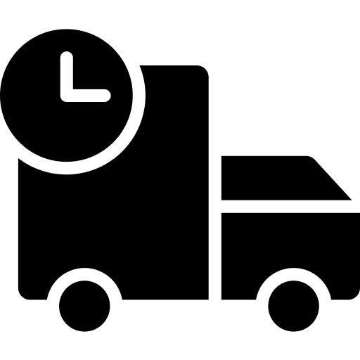 Delivery truck carrier transportation commercial icon