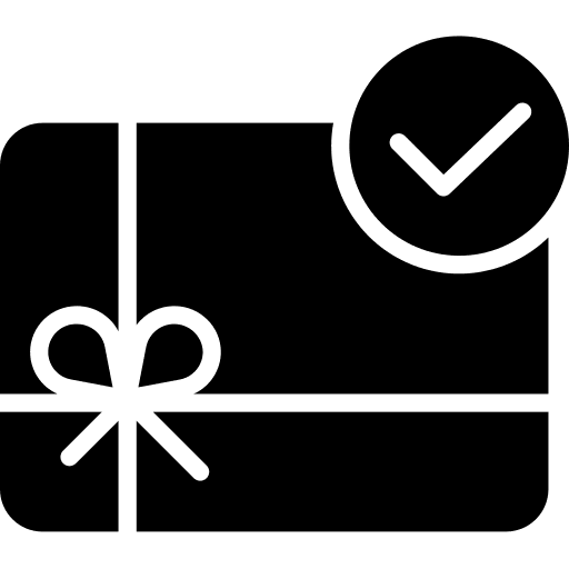 Gift card debit card gift gift voucher icon