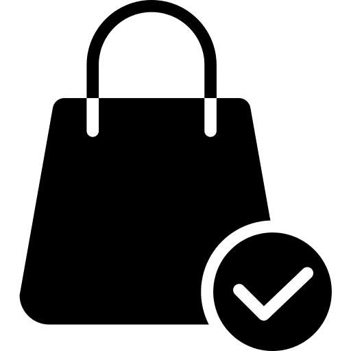 Shopping bag supermarket shopper shopping icon