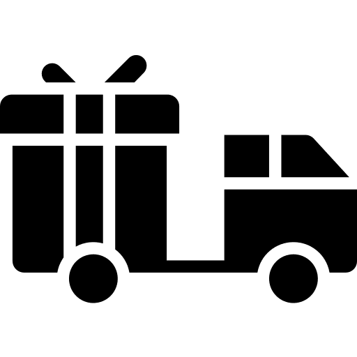 Cargo truck transport shipping and delivery transportation icon