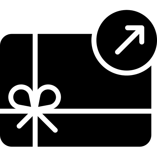 Gift card gift voucher commerce and shopping icon