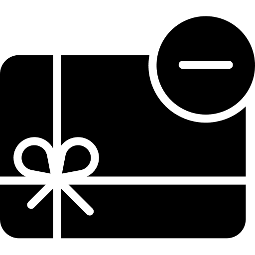 Gift card voucher commerce gift voucher icon