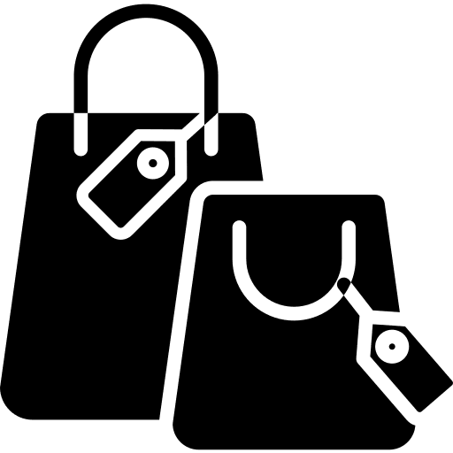 Shopping bag sale buy commerce icon