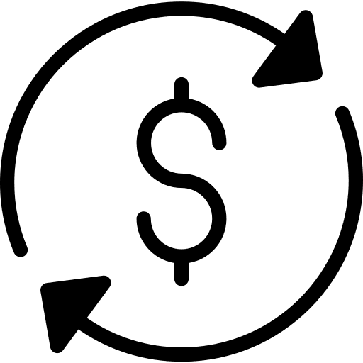 Dollar symbol business currency commerce icon