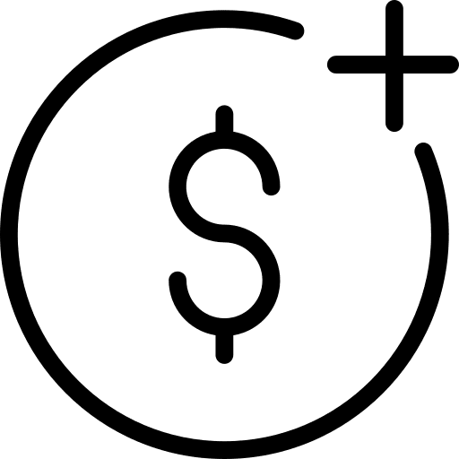 Dollar symbol coins shapes and symbols dollars icon