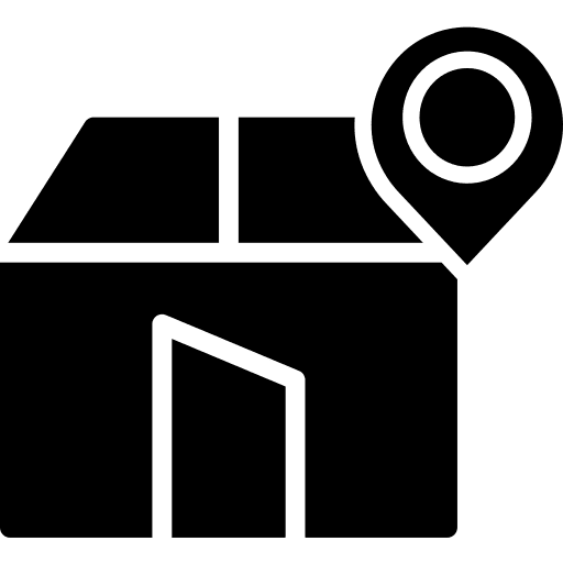 Box tools and utensils packaging box icon