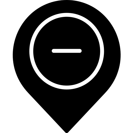 Remove maps and location map pointer placeholder icon