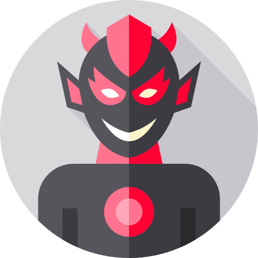 Villain avatar character fear icon