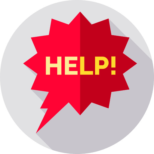 Help communications speech bubble shout icon