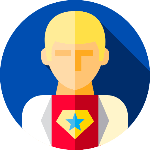 Superhero superpowers dependable superhero icon