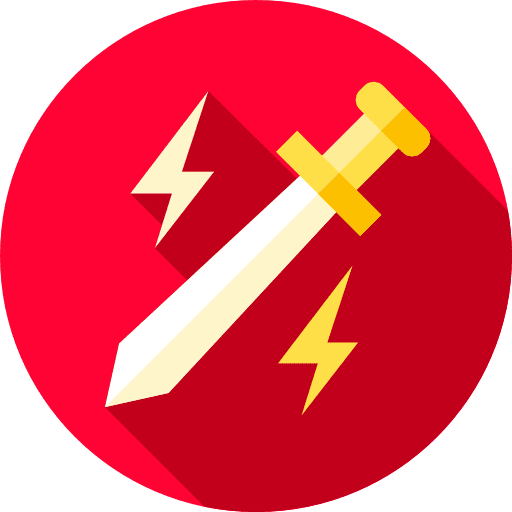 Sword defense ray protection icon
