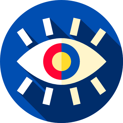 Eye medical view healthcare and medical icon