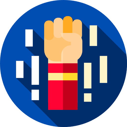 Fly punch superheroe superhero icon