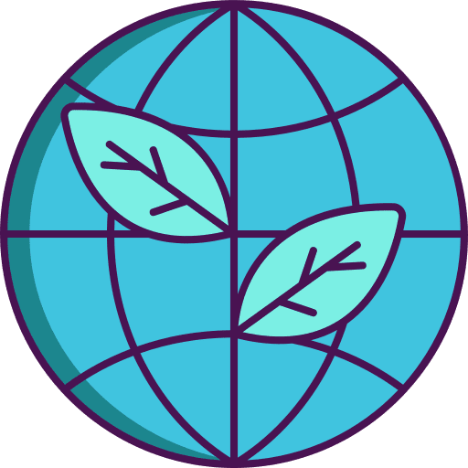 Eco friendly earth eco recycling icon