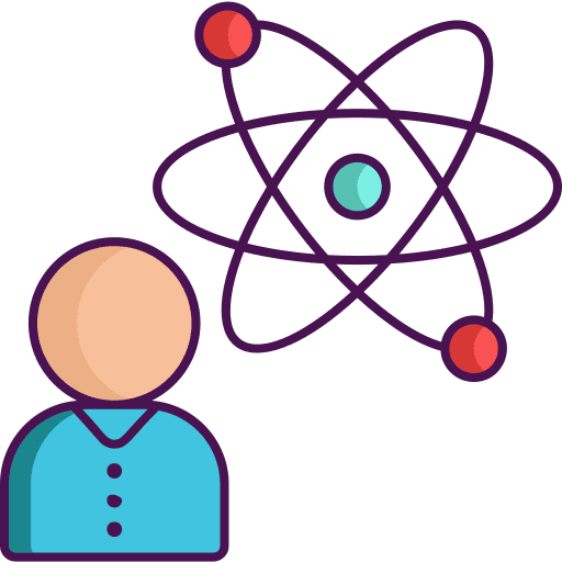 Nuclear user nuclear electron icon