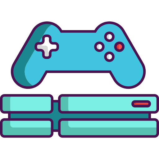 Video console gamepad gamer electronics icon
