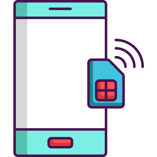 Sim card sim card tool card icon