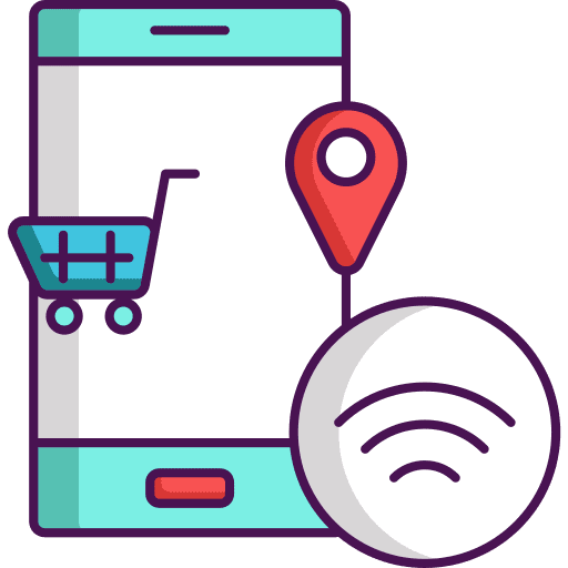 Smartphone electronics location cellphone icon