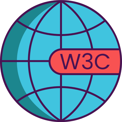 W3c www computer seo and web icon