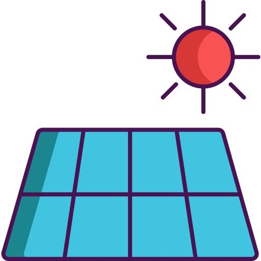 Solar energy nature solar panel industry icon