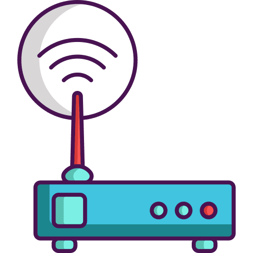 Wifi router connectivity communications technology icon