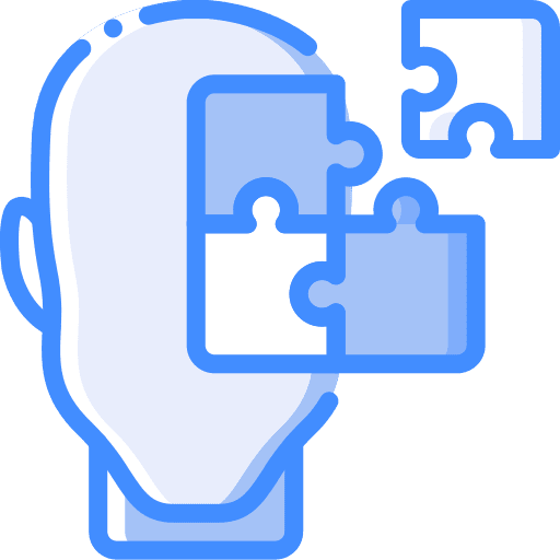 Autism emotion thinking intelligence icon