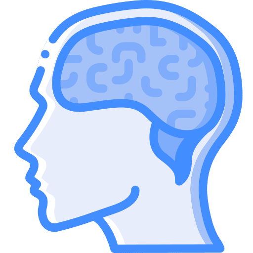 Brain mind brain emotion icon
