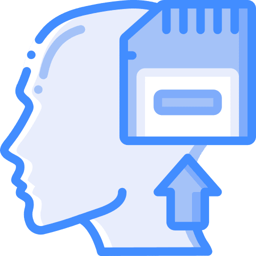 Memory thinking user memory icon