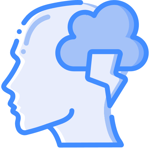 Anger user anger mind icon