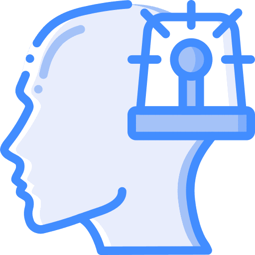 Anxiety emotion anxiety thinking icon