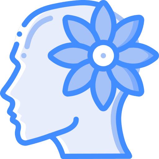 Relax psychology user thinking icon