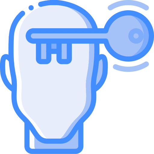 Open mind intelligence emotion psychology icon