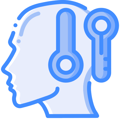 Bipolar user psychology brain icon