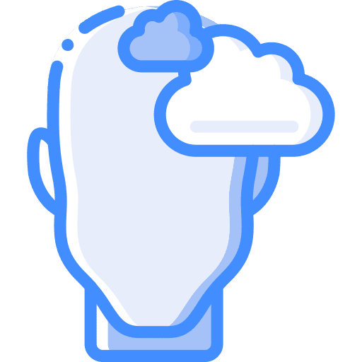 Dreaming intelligence mind dreaming icon