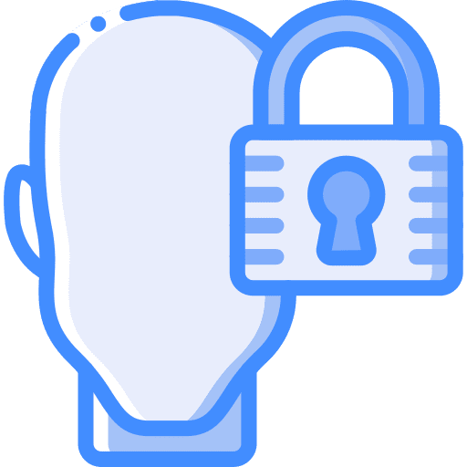 Security security mind emotion icon