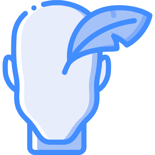 Creative brain user psychology icon