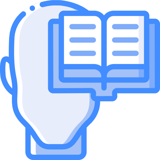 Study thinking intelligence emotion icon