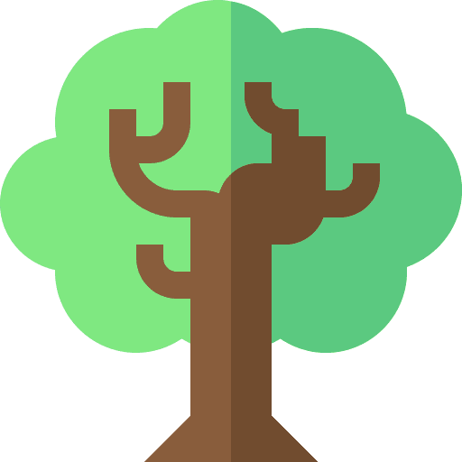 Oak nature leaf autumn icon