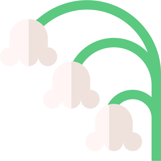 Lily petals lily garden icon