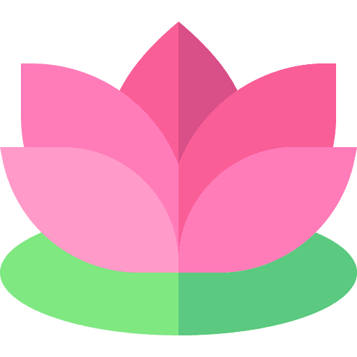 Lotus nature buddha wellness icon