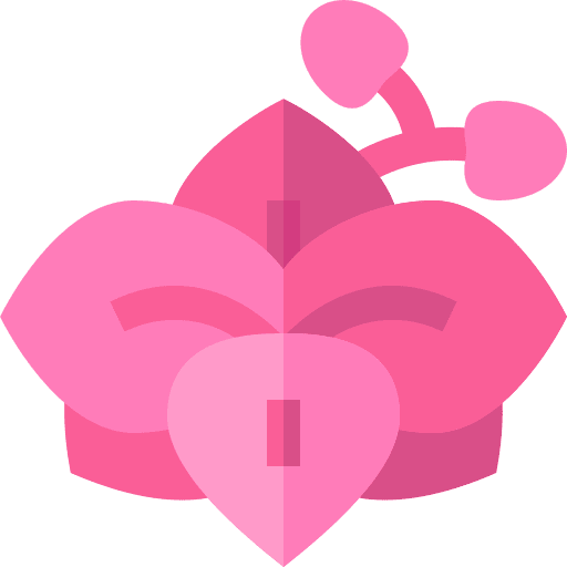 Orchid nature scent essential icon