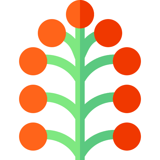 Plant botanical holidays plant icon