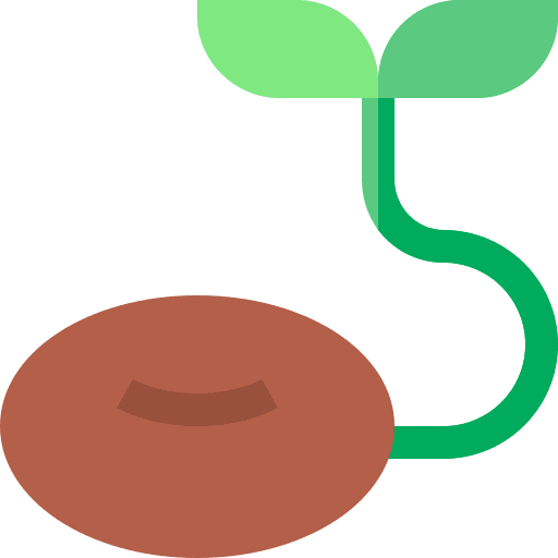 Sprout growing seed tree sprout icon
